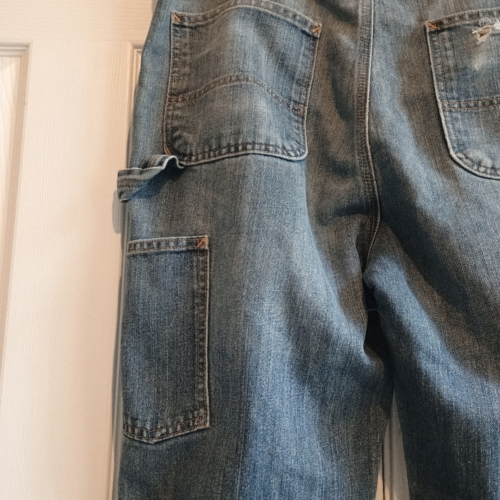 Vintage Carhartt Carpenter Jeans‎ 36x34 Relaxed Fit Workwear Distressed - Picture 8 of 15